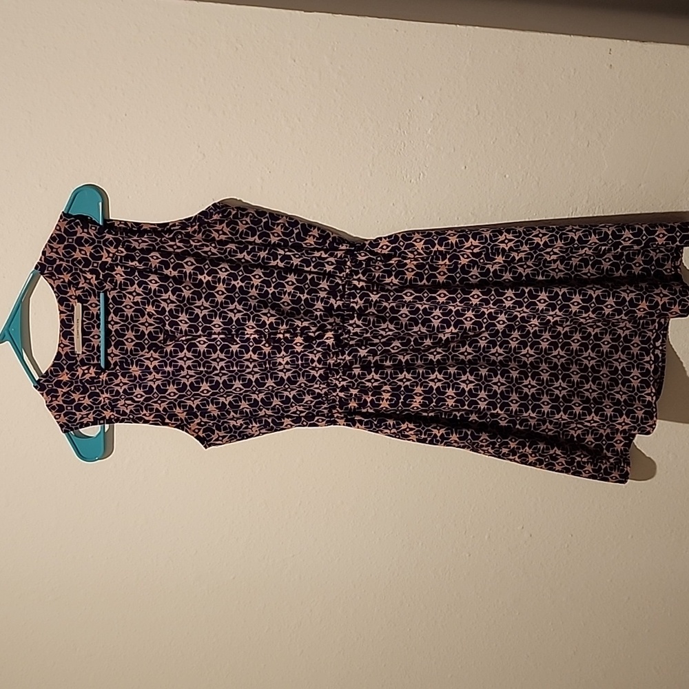 Pink and blue mini dress, small